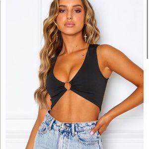 Black Crop Top